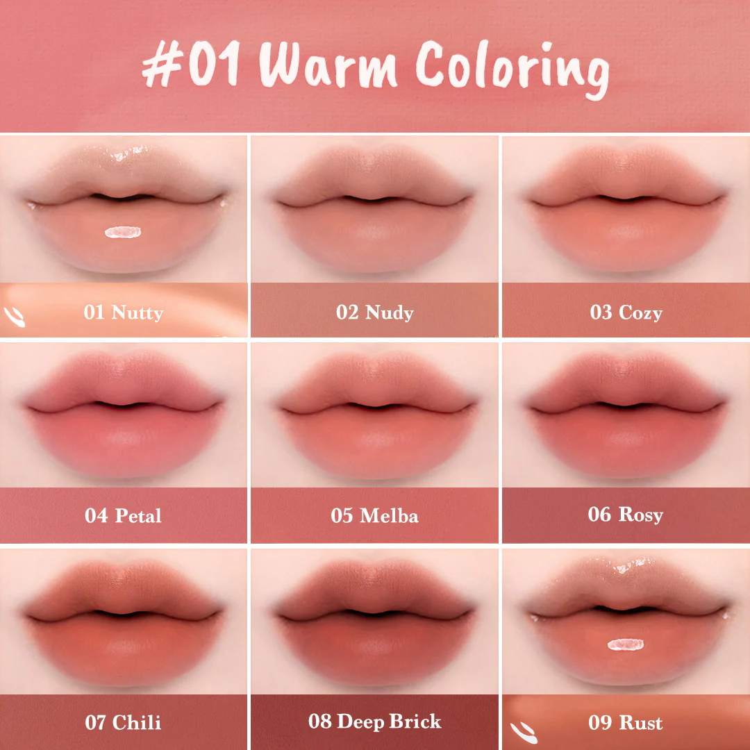 Mood Painting Lip & Cheek Palette 01 Warm Coloring - Image 4