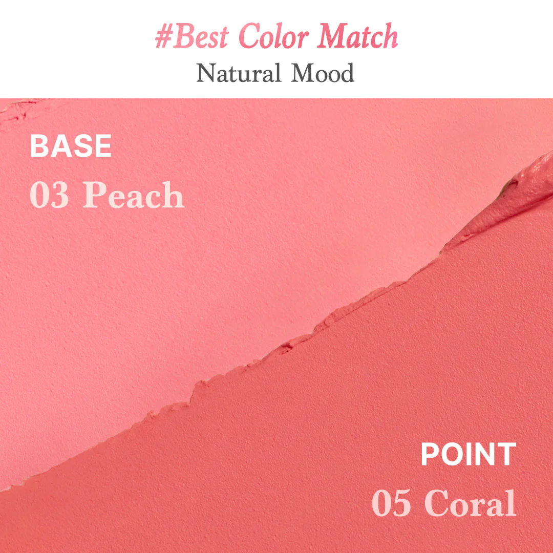 Mood Painting Lip & Cheek Palette 02 Coral Coloring - Image 4