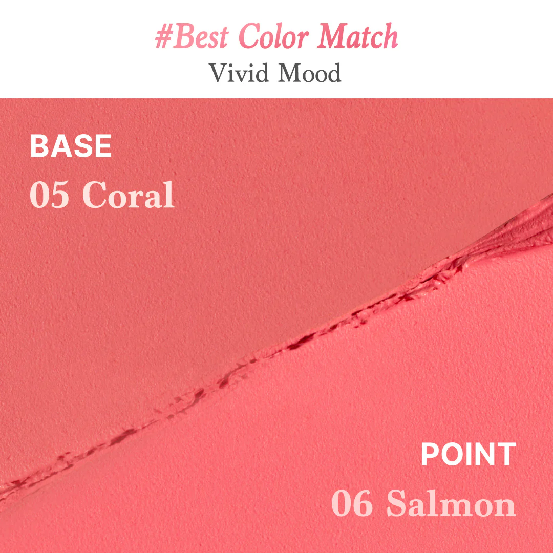 Mood Painting Lip & Cheek Palette 02 Coral Coloring - Image 5