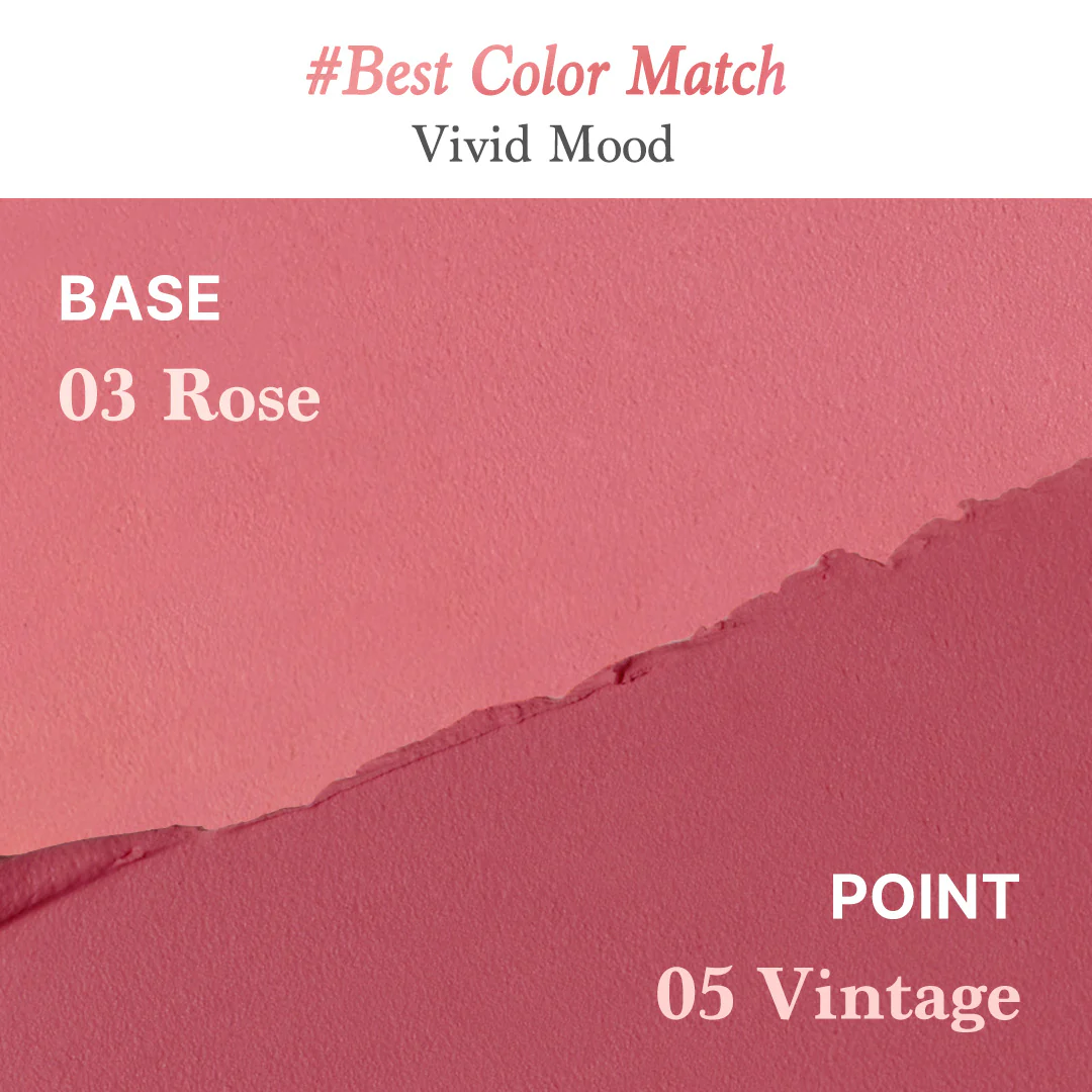 Mood Painting Lip & Cheek Palette 04 Rose Coloring - Image 7